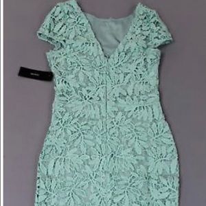 Lulus mint green lace dress size M